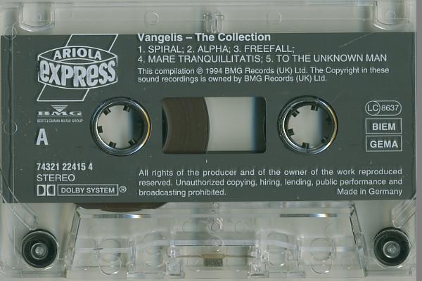 Vangelis - Collection - Cassette