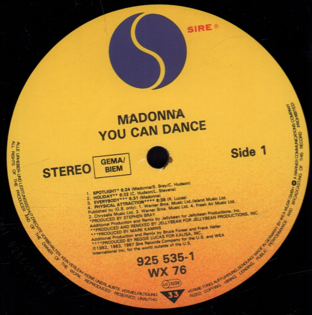 Madonna - You Can Dance - Lp