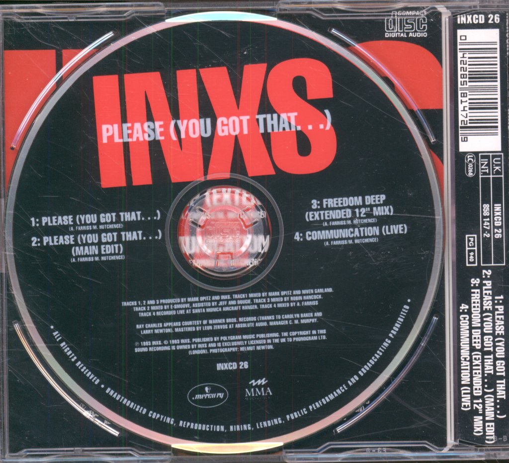 INXS - Please (You Got That...) - Cd