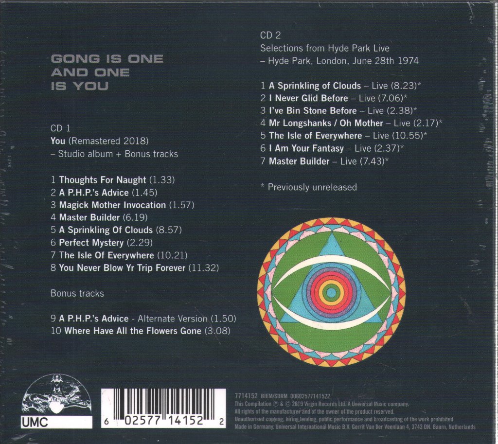 Gong - You - Cd Set
