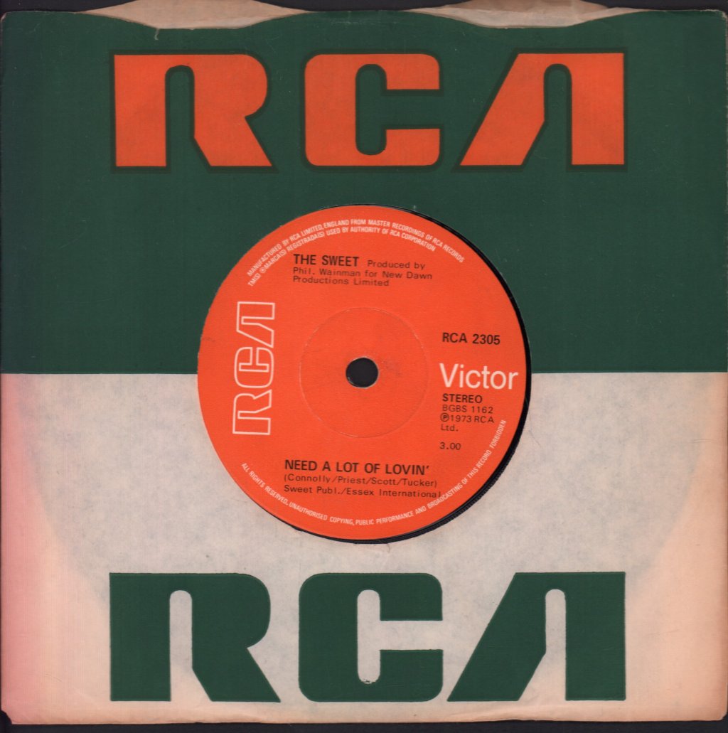 Sweet - Block Buster - 7 Inch