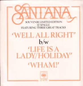 Santana - Well All Right - 12 Inch