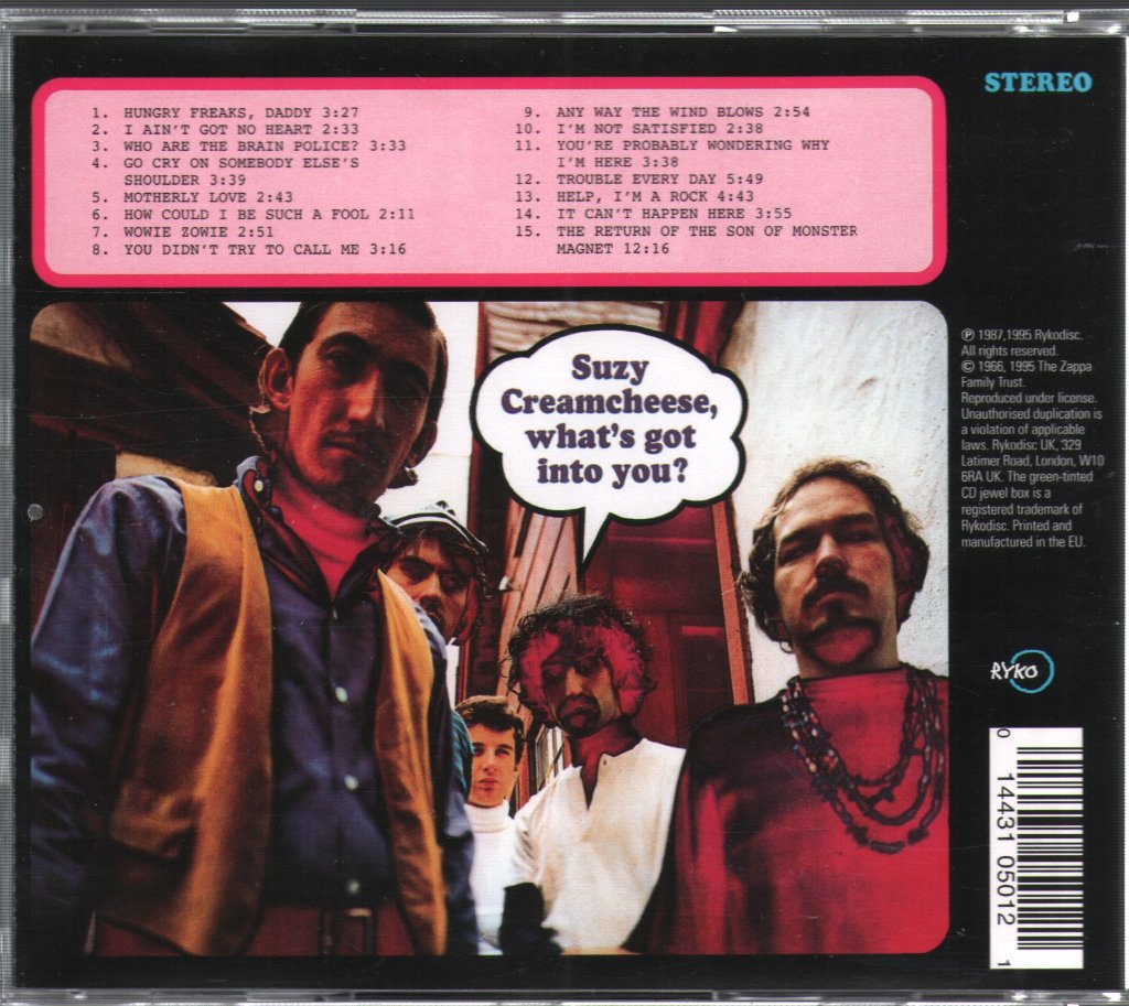 Frank Zappa And The Mothers Of Invention - Freak Out! - Cd