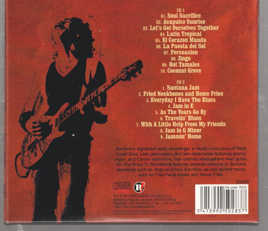 Santana - On The Road To Woodstock - Double Cd