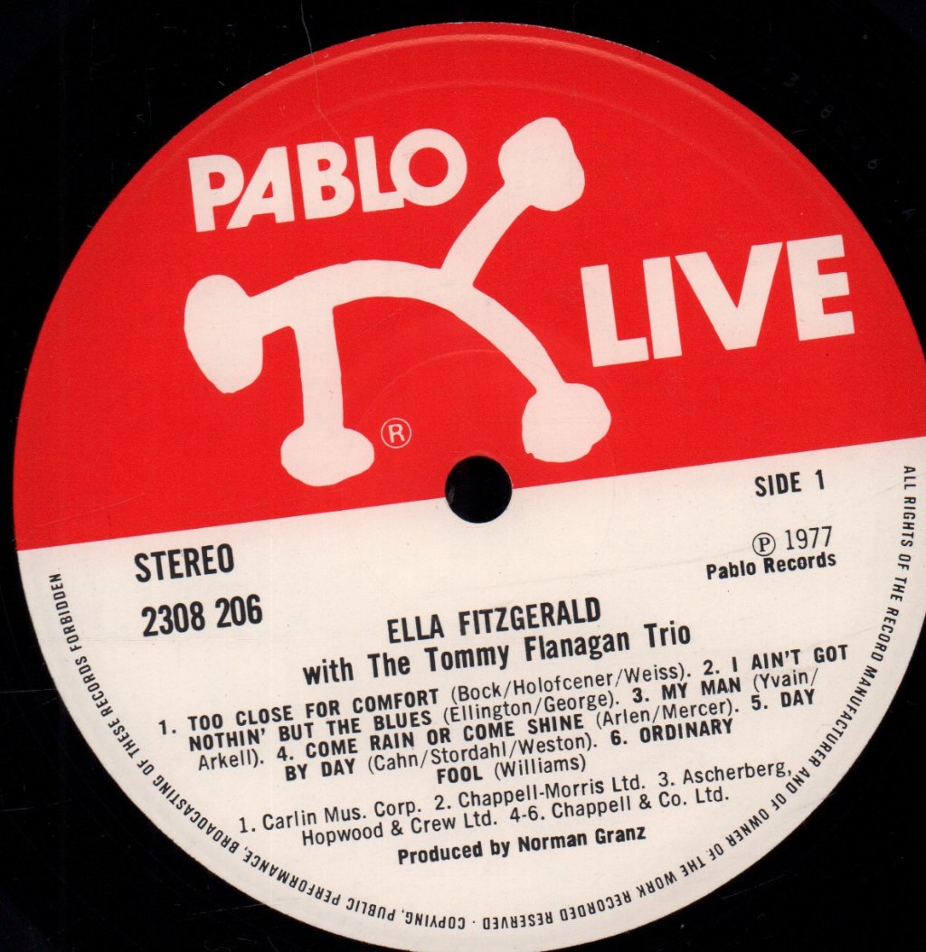 Ella Fitzgerald with the tommy flanagan trio - Montreux '77 - Lp