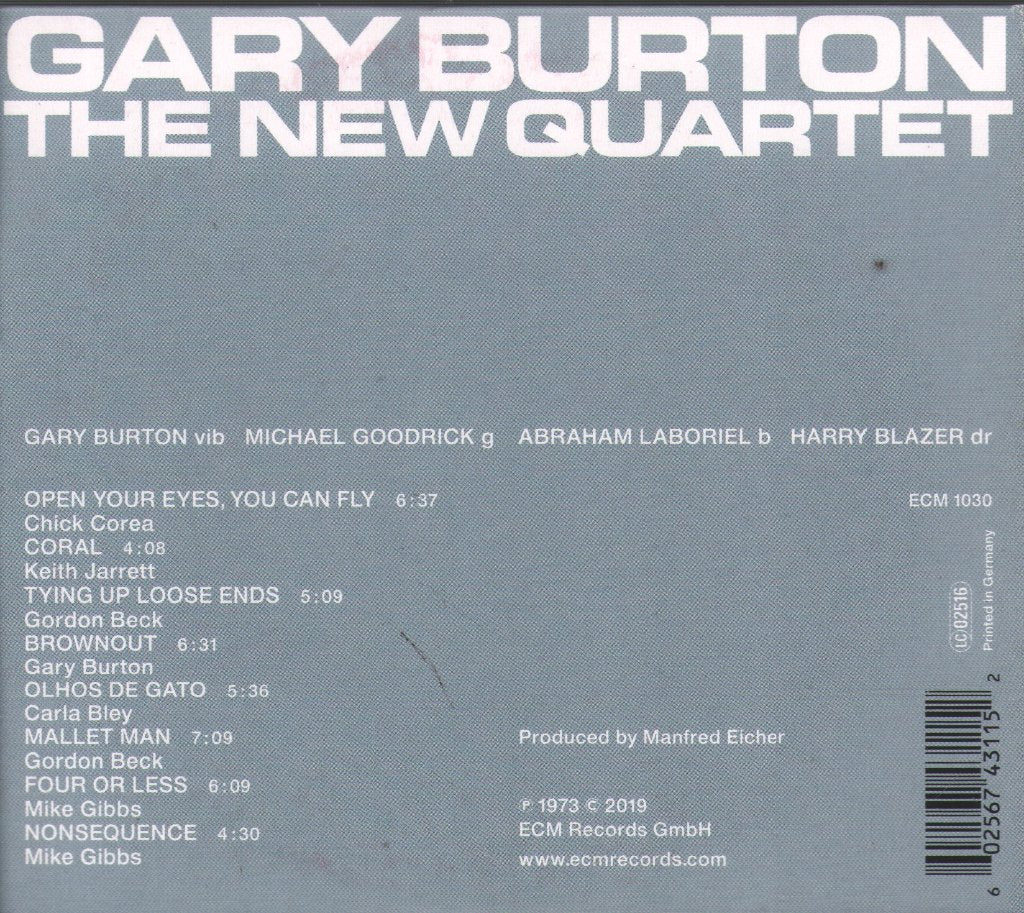 Gary Burton - New Quartet - Cd
