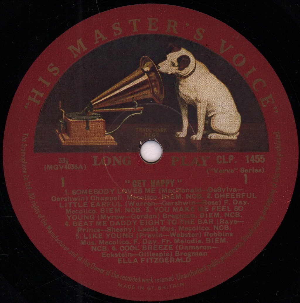 Ella Fitzgerald - Get Happy! - Lp