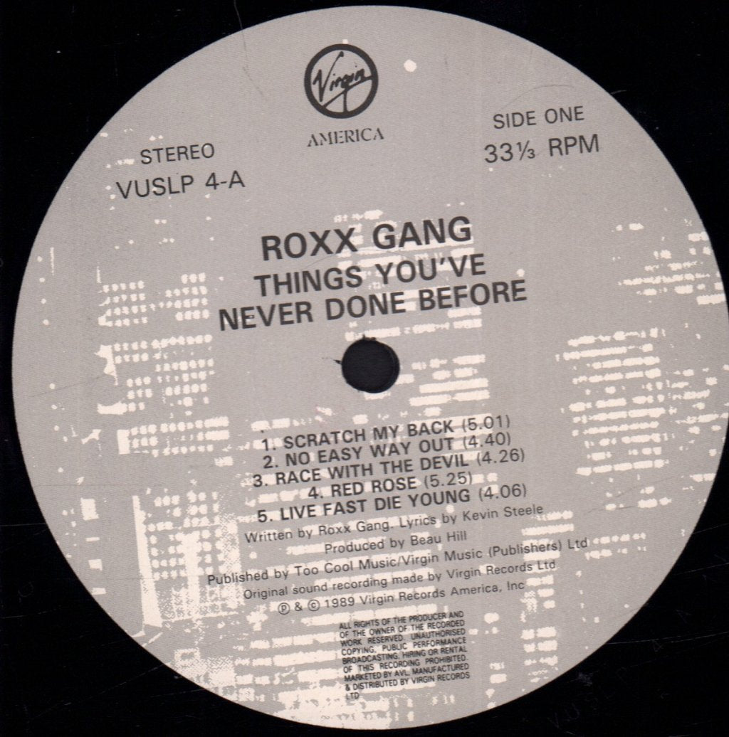 Roxx Gang - Things You've Never Done Before - Lp