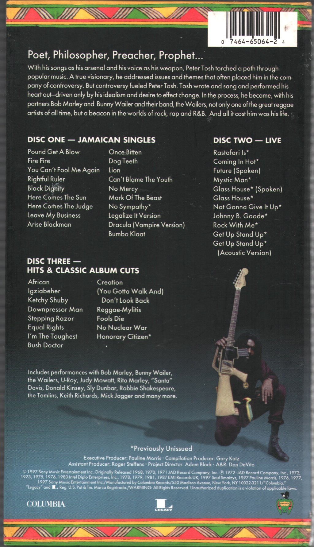 Peter Tosh - Honorary Citizen - Cd Set