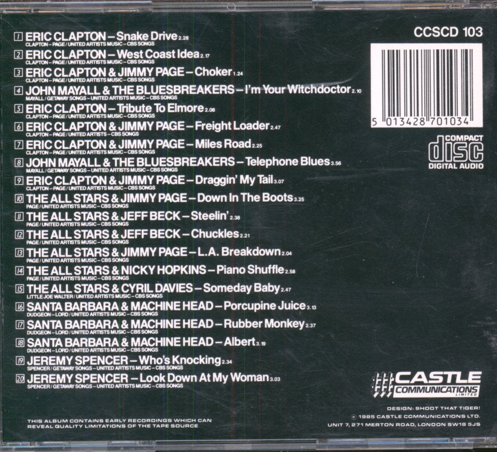 Various Artists - White Boy Blues - Cd