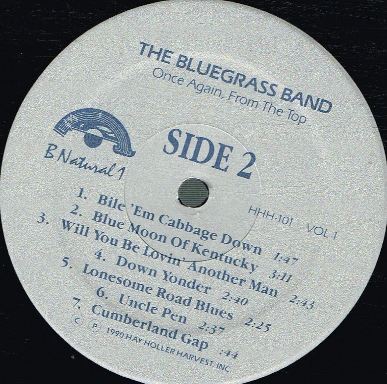 Bluegrass Band - Once Again, From The Top, Vol. 1 - Lp