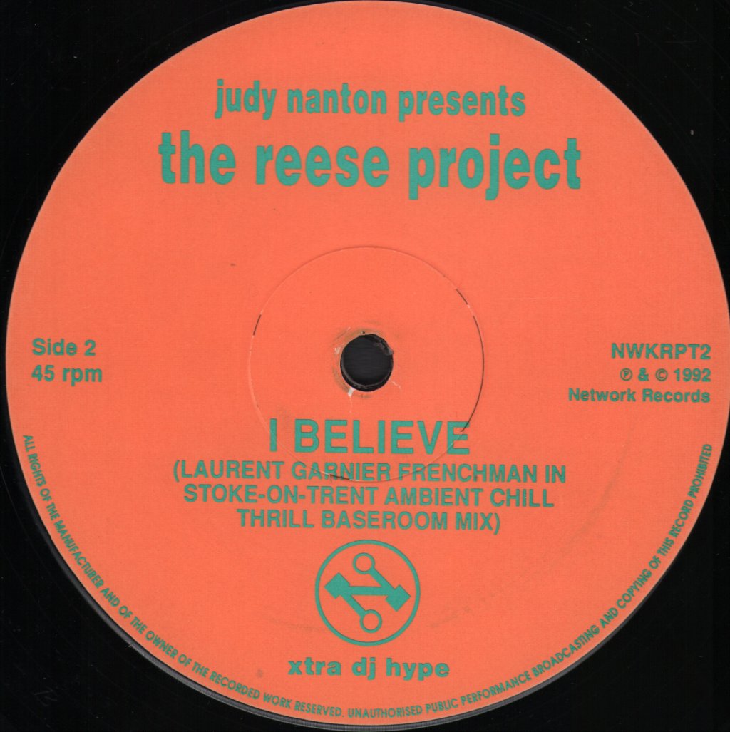 Reese Project - I Believe - 12 Inch