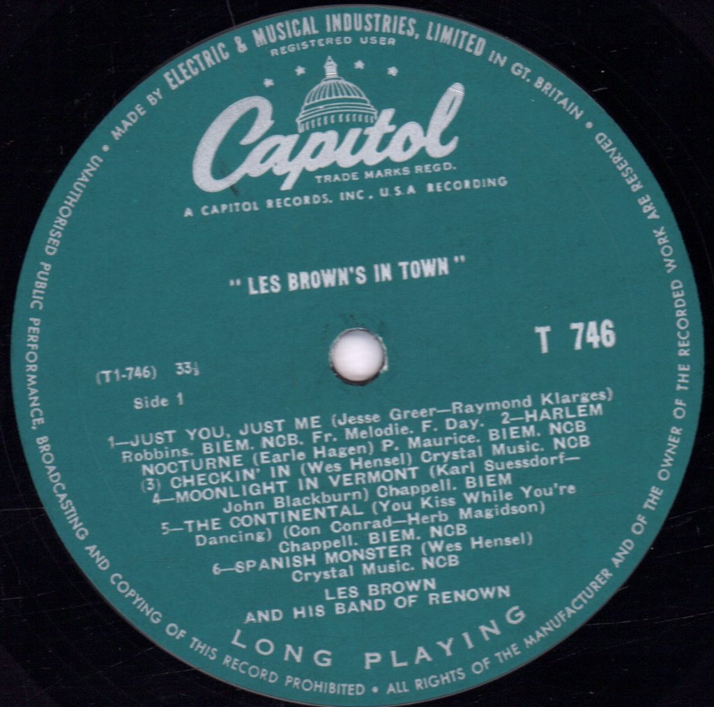 Les Brown And His Band Of Renown - Les Brown's In Town - Lp