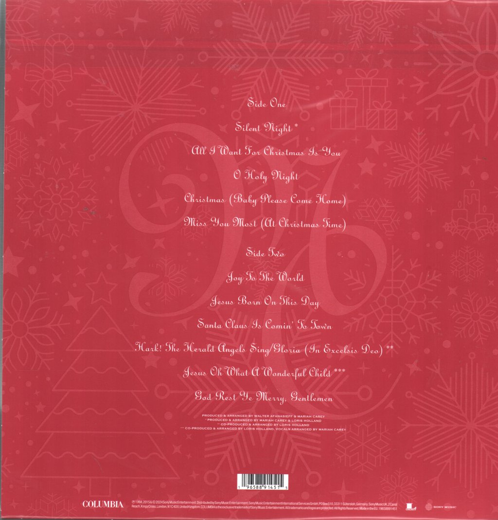 Mariah Carey - Merry Christmas - Lp