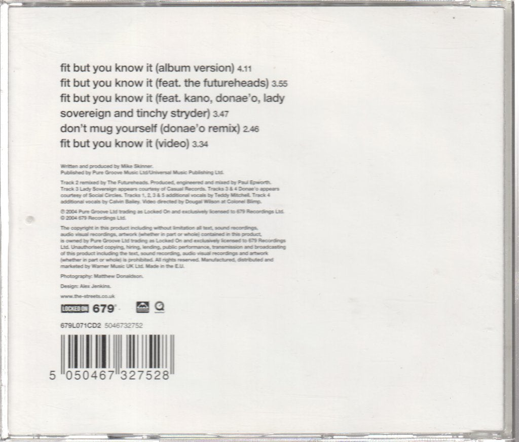 Streets (mike skinner) - Fit But You Know It - Cd
