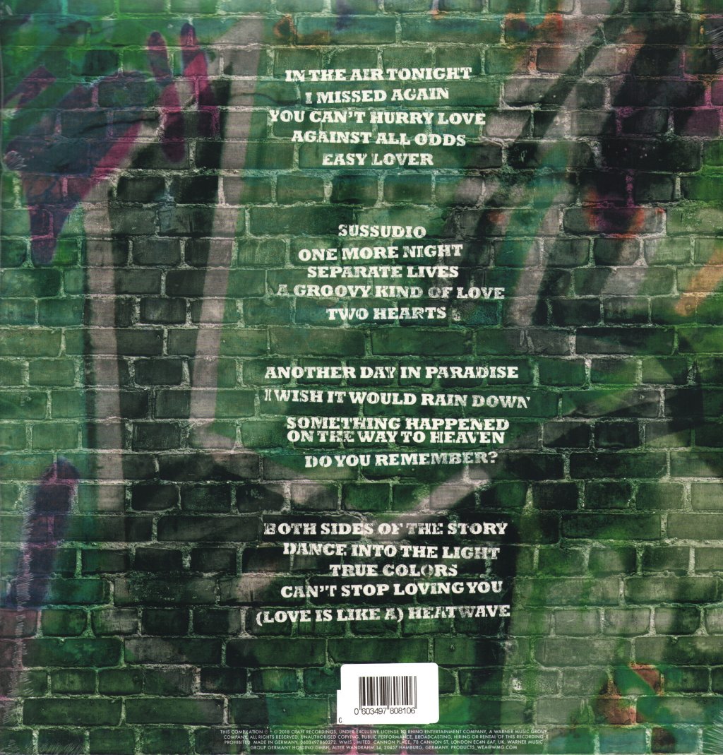 Phil Collins - Singles - Double Lp