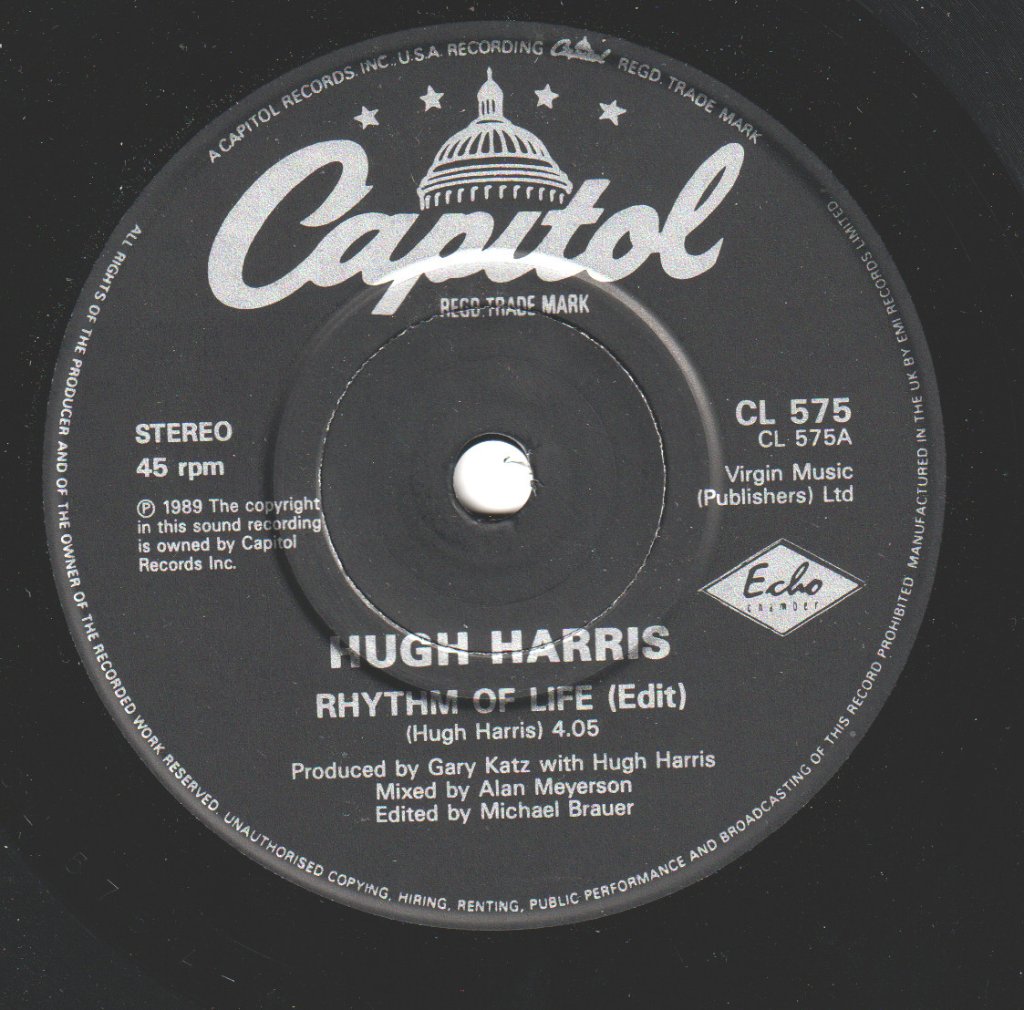 Hugh Harris - Rhythm Of Life - 7 Inch
