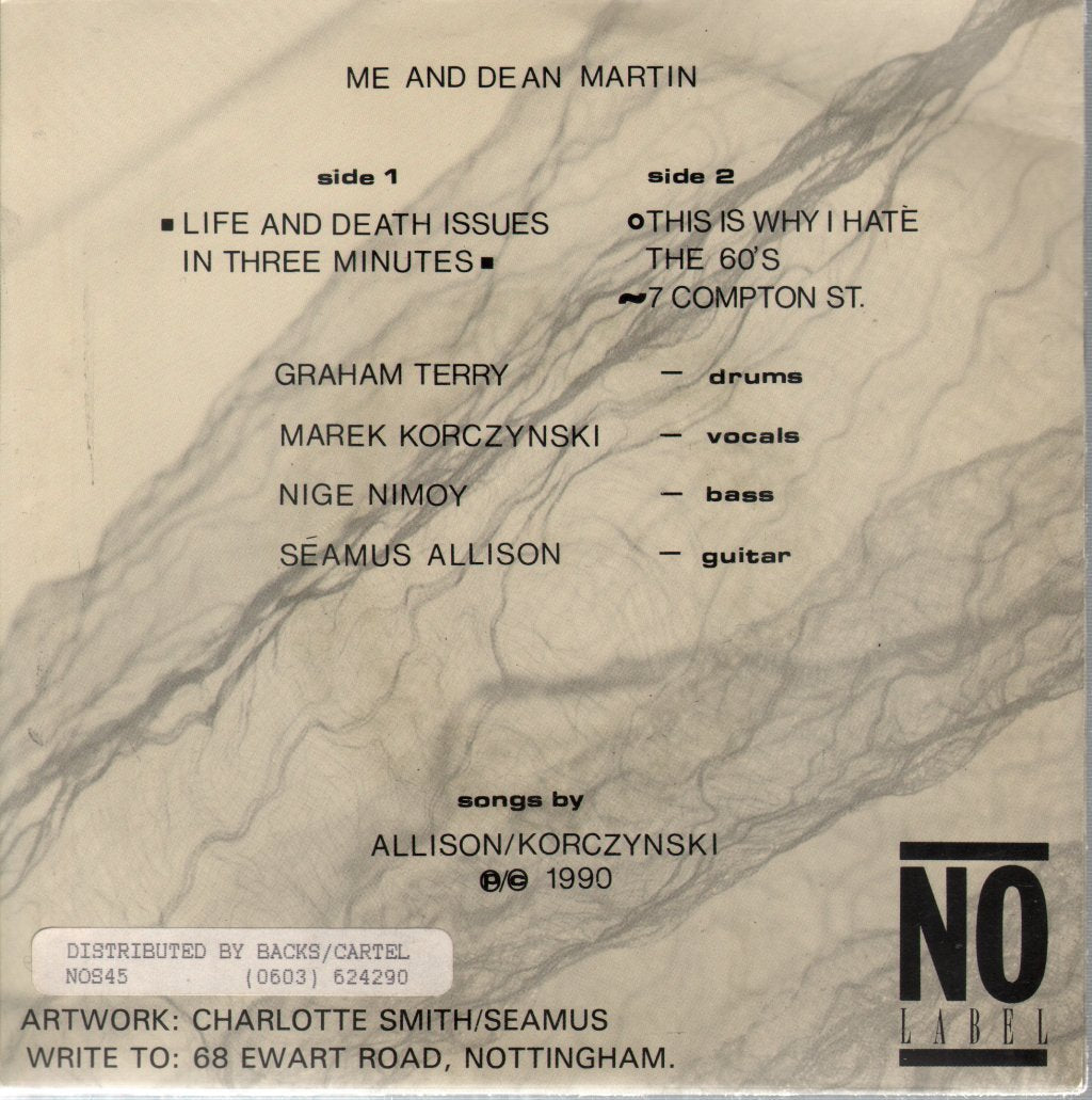 Me And Dean Martin - Life And Death Issues In Three Minutes - 7 Inch