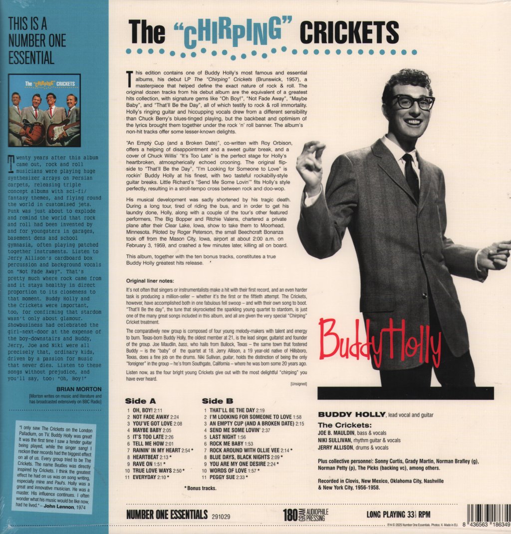 Buddy Holly - Chirping Crickets - Lp