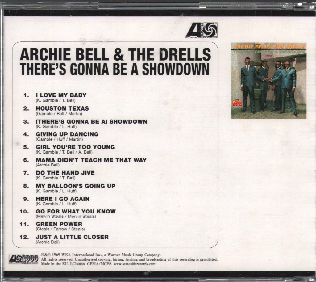 Archie Bell & The Drells - There's Gonna Be A Showdown - Cd