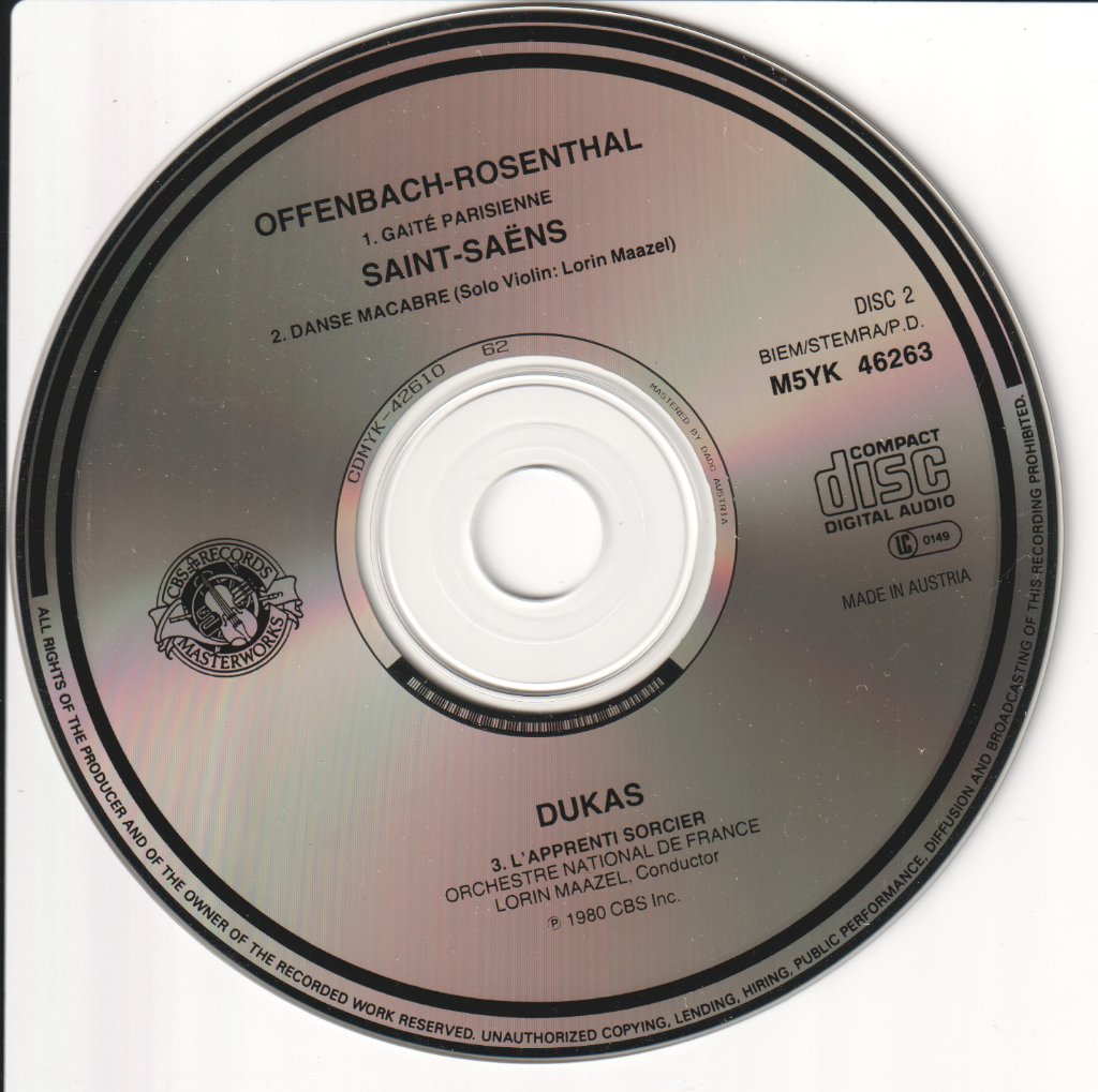 Lorin Maazel - Offenbach Gaîte Parisienne - Cd