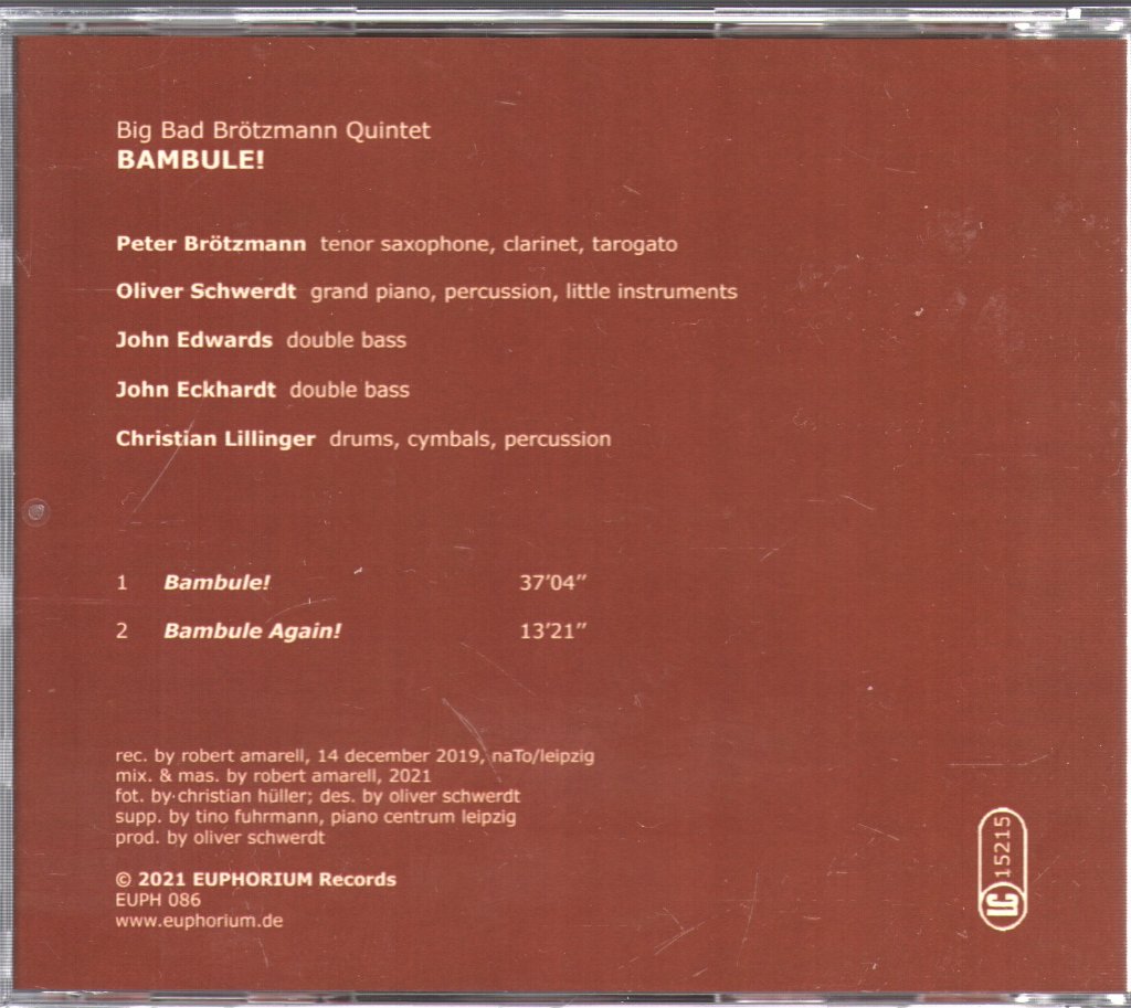 Big Bad Brötzmann Quintet - Bambule! - Cd