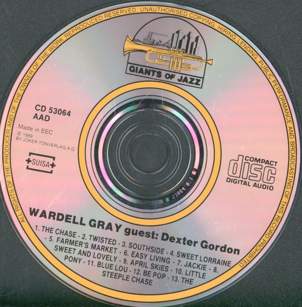 Wardell Gray Dexter Gordon - Chase - Cd