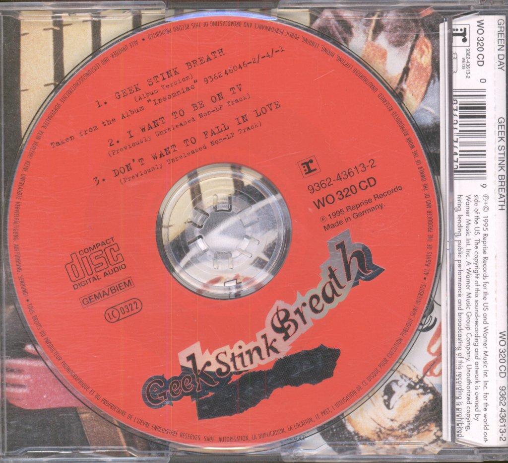 Green Day - Geek Stink Breath - Cd