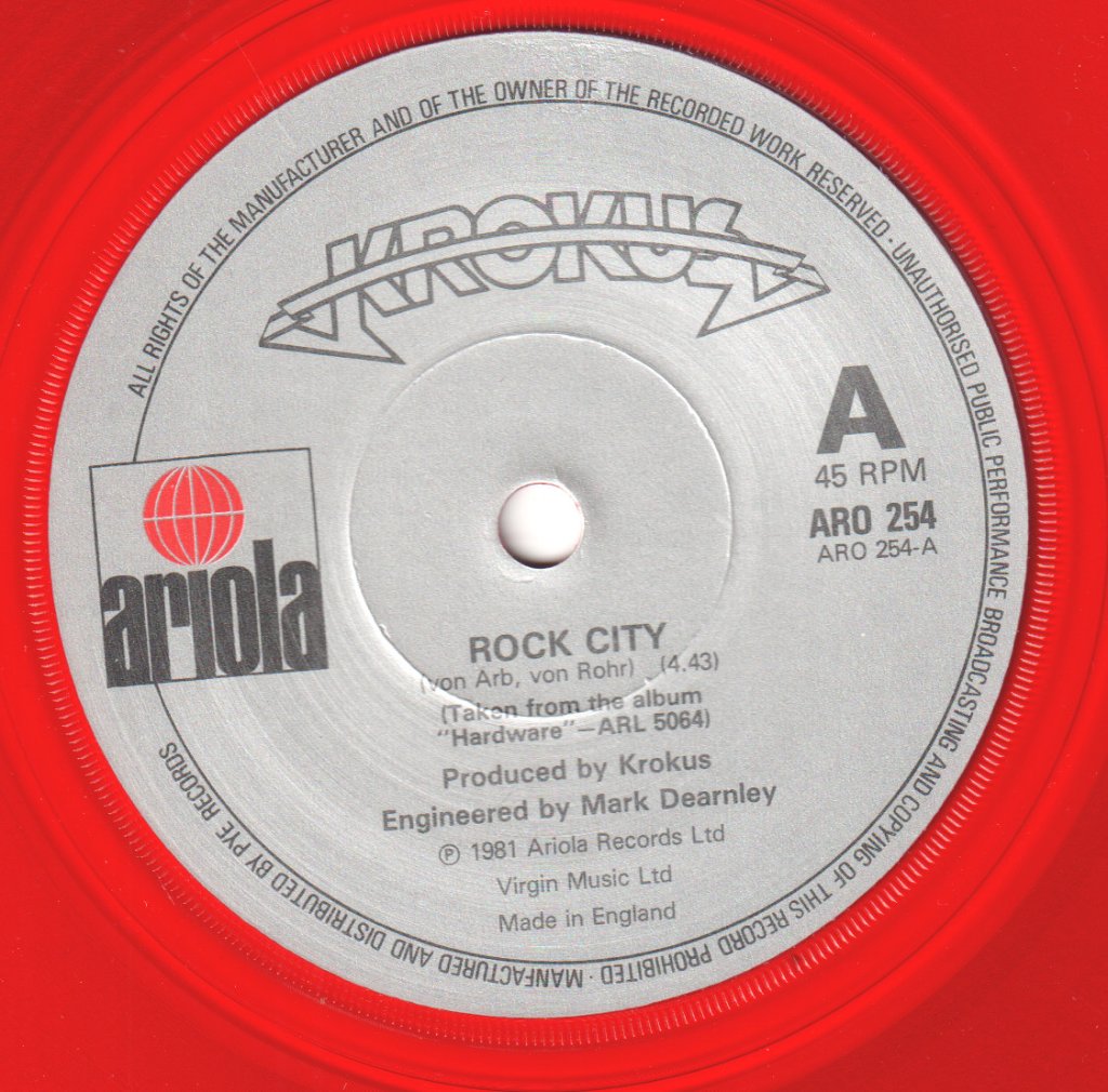 Krokus - Rock City - 7 Inch