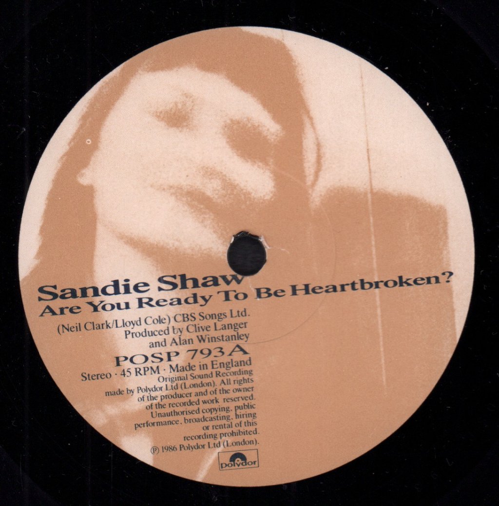 Sandie Shaw - Are You Ready To Be Heartbroken - 7 Inch