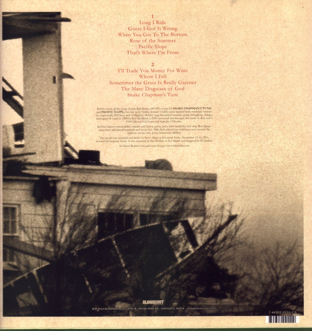 Robbie Fulks - Gone Away Backward - Lp