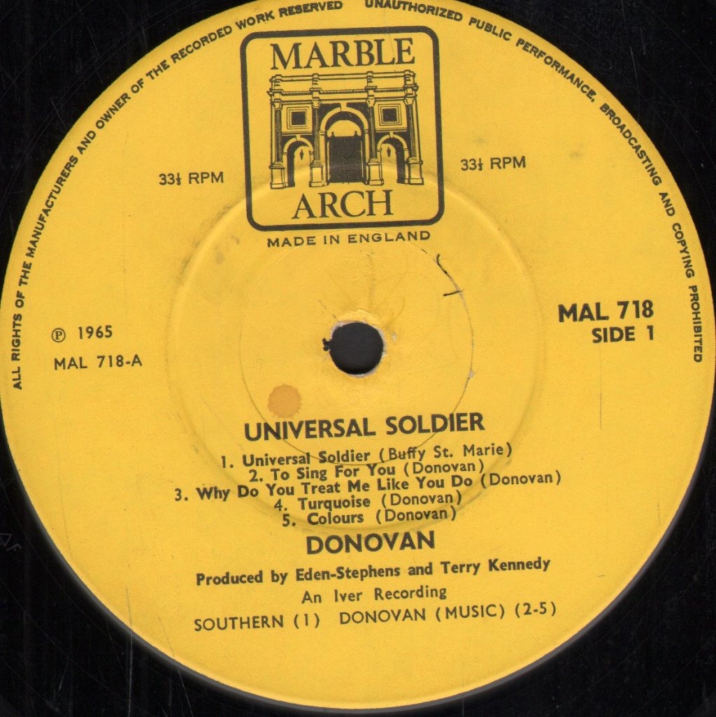 Donovan - Universal Soldier - Lp