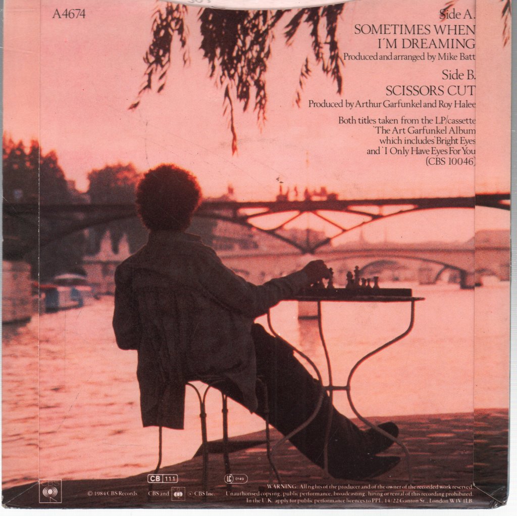Art Garfunkel - Sometimes When I'm Dreaming - 7 Inch