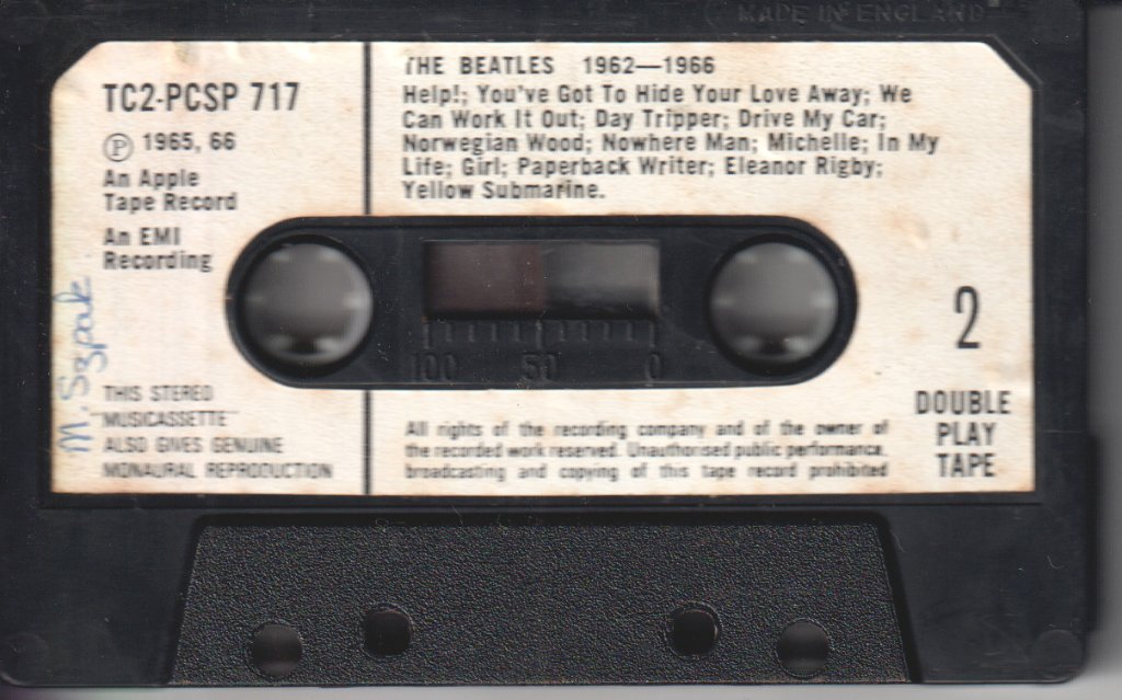 Beatles - 1962-1966 - Cassette