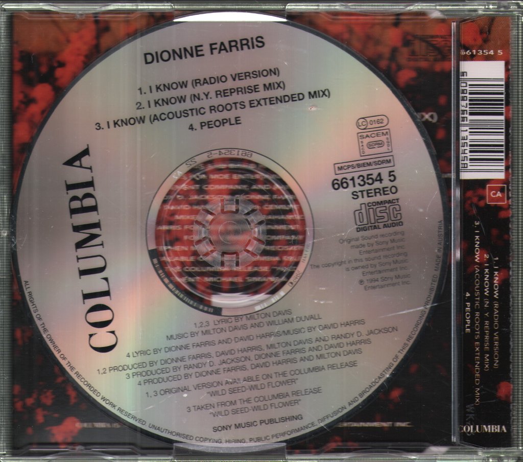 Dionne Farris - I Know - Cd