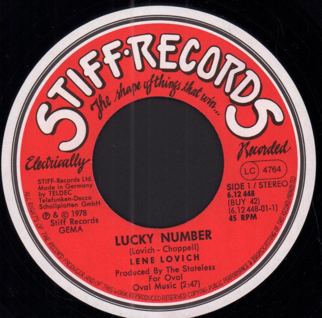 Lene Lovich - Lucky Number - 7 Inch