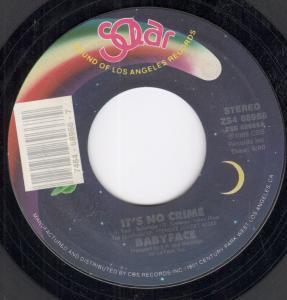 Babyface - It's No Crime - 7 Inch