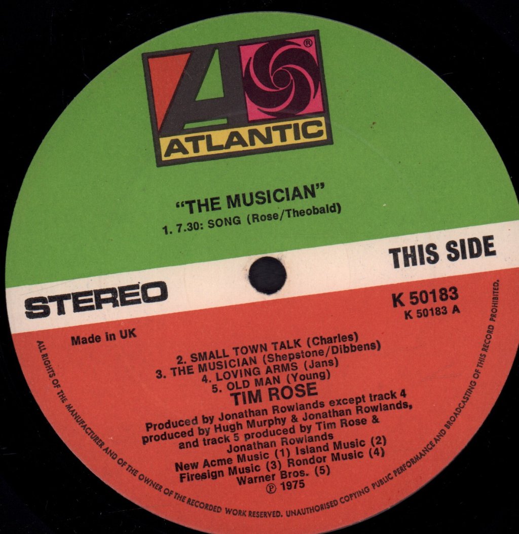 Tim Rose - Musician - Lp