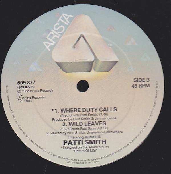 Patti Smith - People Have The Power - 12 Inch