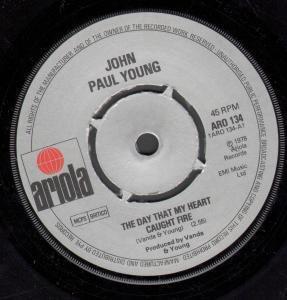 John Paul Young - Day That My Heart Caught Fire - 7 Inch