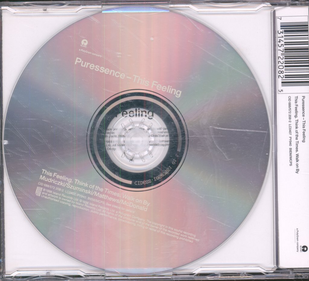 Puressence - This Feeling - Cd