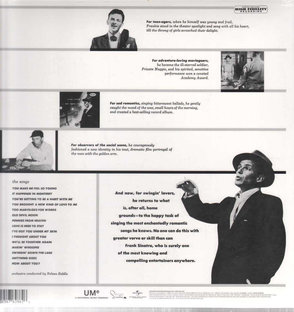 Frank Sinatra - Songs For Swingin' Lovers! - Lp