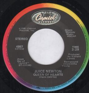 Juice Newton - Queen Of Hearts - 7 Inch