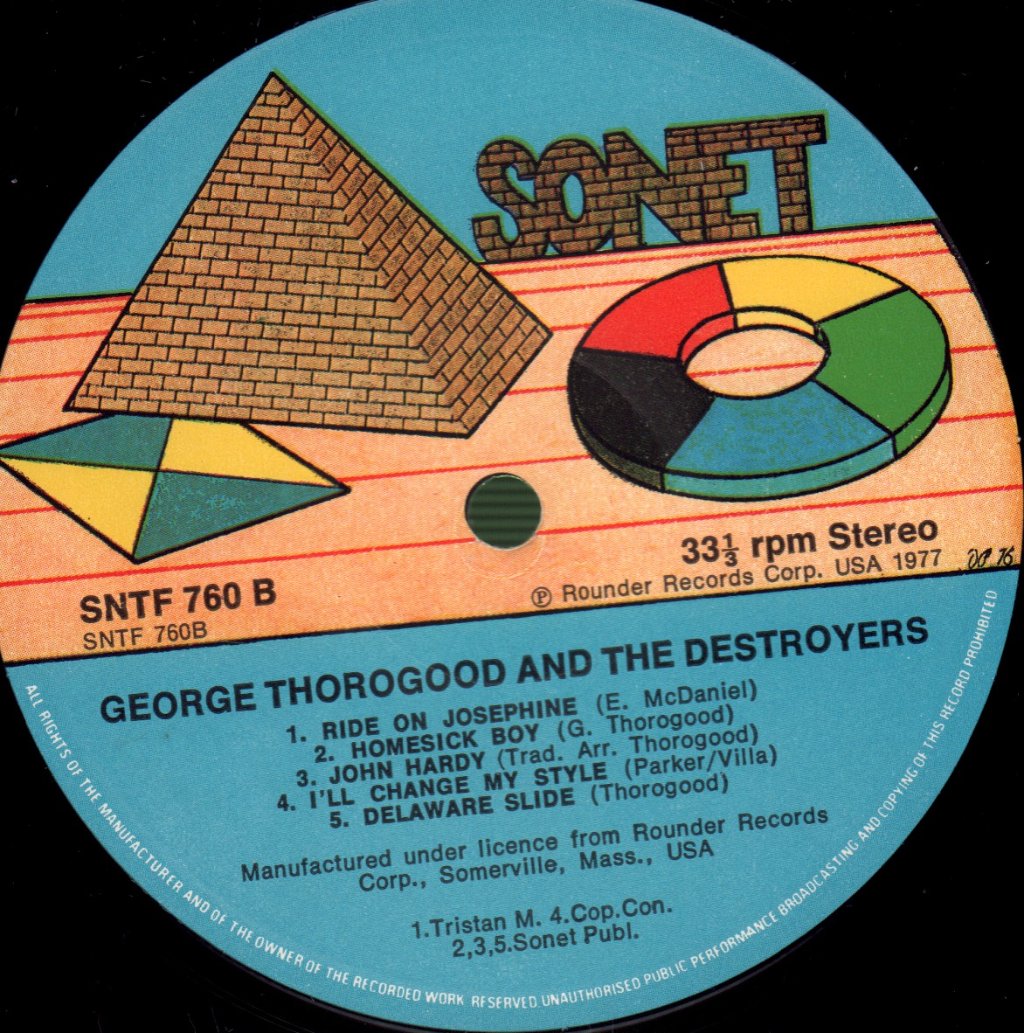 George Thorogood And The Destroyers - George Thorogood And The Destroyers - Lp