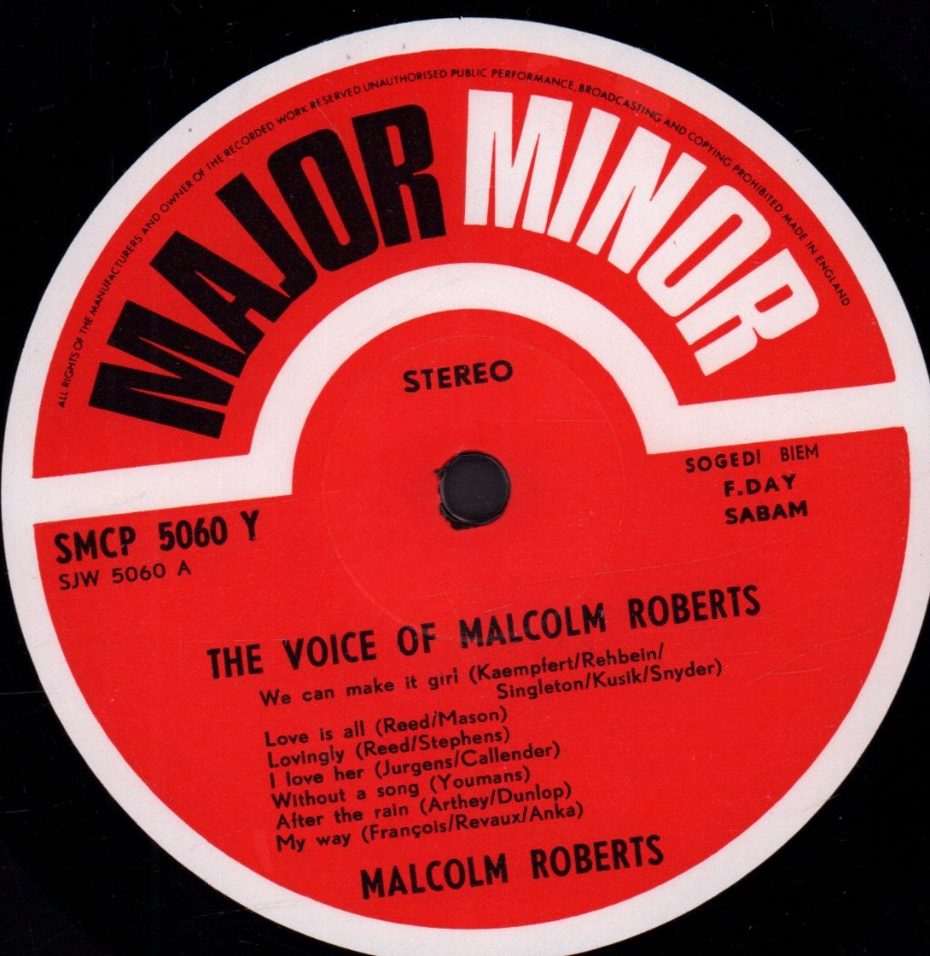 Malcolm Roberts - Voice Of - Lp