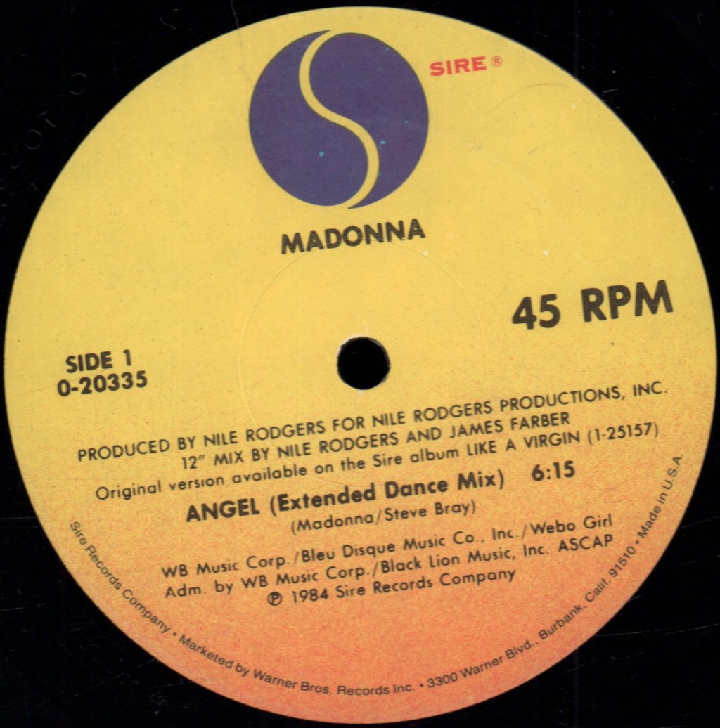Madonna - Angel - 12 Inch