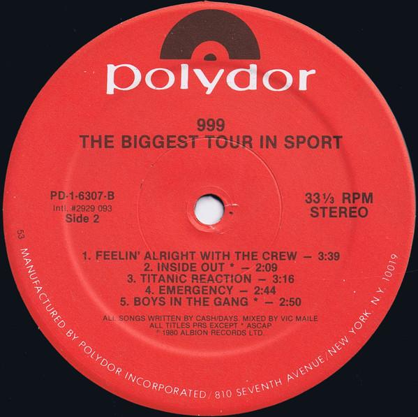 999 - Biggest Tour In Sport - Lp