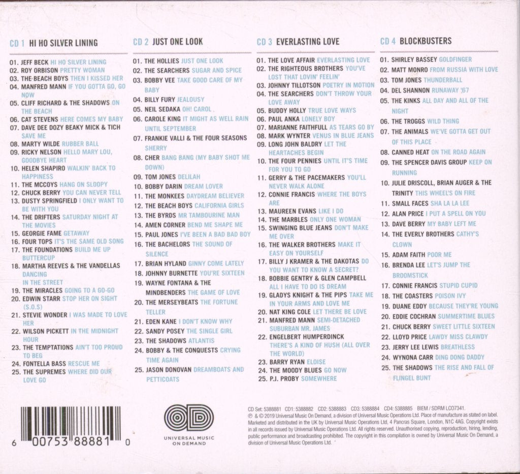 Various Artists - Dreamboats And Petticoats - Silver Linings - Cd Set