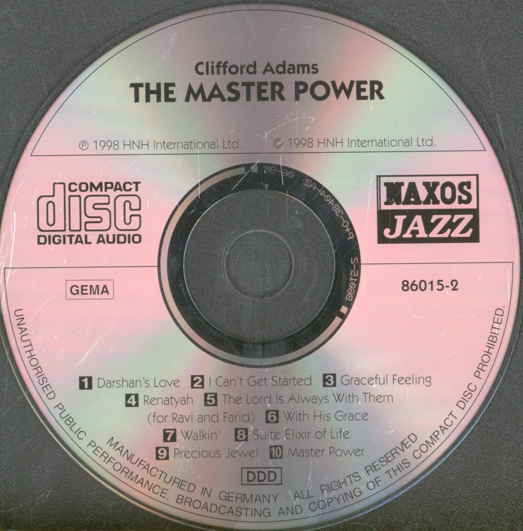 Clifford Adams - Master Power - Cd
