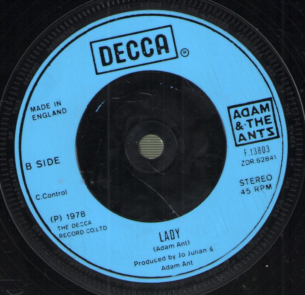 Adam And The Ants - Young Parisians - 7 Inch